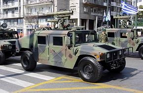 MILAN Anti Tank Missile on Hummer Hellenic Army