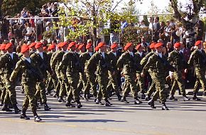 Soldiers of the 71st Air-Mobile Brigade Hellenic Army