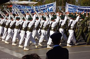 Greek Alpine Commandos in Thessaloniki parade