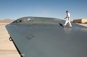 Wing surface of a B-2 Spirit Bomber - US Air Force