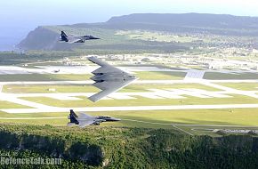 F-15E Strike Eagles and B-2 Spirit Bomber - US Air Force