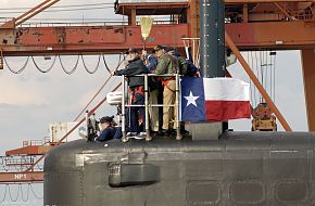 Sea Trials - Texas (SSN 775) - nuclear-powered submarine - US Navy