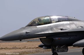F16 aircraft demonstration - Steadfast Jaguar 2006