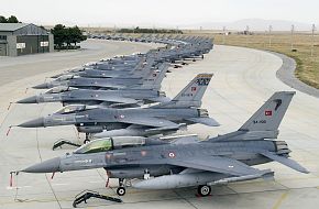 F-16 Fighter Jet Pakistan and Turkish Air Forces