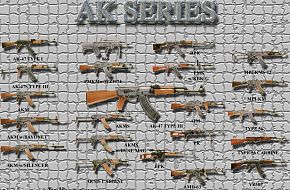 AK Series Guns - Military Weapons Wallpapers
