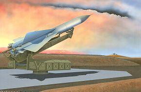 SA-5 surface-to-air missiles in Libya - Military Weapons Art