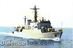 Iraqi training ship IBN KHALDOUM of Yugoslavian desing
