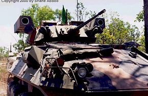 ASLAV TOW Turret test vehicle
