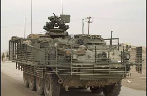 Stryker with Slat Armour