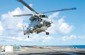 Australia's first SH-2G-A Super Seasprite conducting flight trials on HMAS