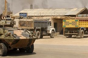 An Australian ASLAV on ops in Iraq