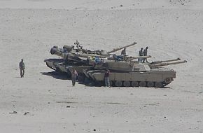 Egyptian M1A1 Abrams Tanks