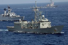 Navy Guided-missile Frigates - Malabar 07 Naval Exercise