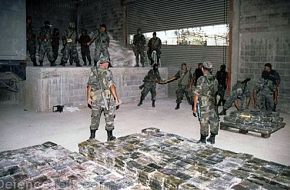 Mexican Army drug bust