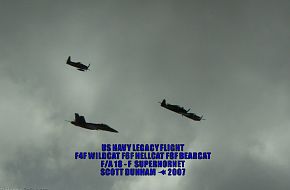 US Navy Legacy Flight