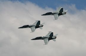 FA-18B Hornets at Royal Hobart Regatta