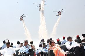 Helicopters - Aero India 2009 Air Show