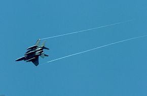 F-15E Strike Eagle show of force