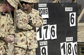 Australia and England scoreboard cricket at Kandahar