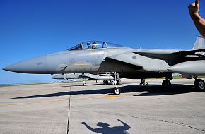 F-15C cleared for Taxi - USAF-JASDF Training Mission