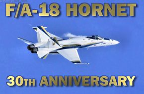 US Navy F/A-18C Hornet - 30th anniversary Paint Scheme