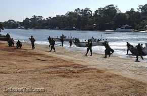 4RAR Commando's practising Amphibious Landings 1
