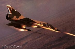 Mirage 5 firing rockets