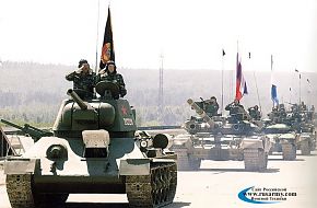T-34 on parade