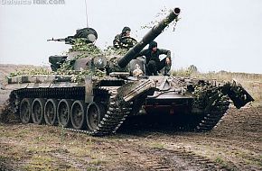 T-72 with mineroller Poland