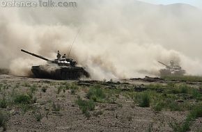 T-72BA on exercises