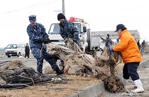 US Navy  Sailors assigned to Naval Air Facility Misawa