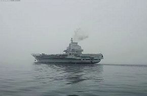 Chinese Carrier at Sea on Trials
