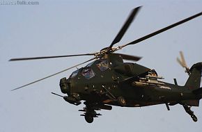 WZ10 Attack helicopter in end of 2011 1