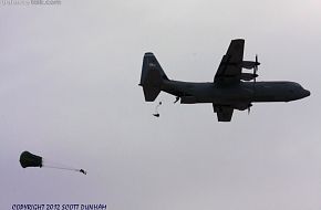 USAF C-130 Hercules Parachute Drop