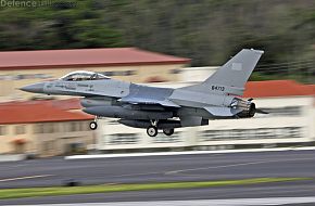 First Pakistan Air Force F-16A MLU