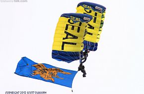 US Navy SEALS Leap Frogs