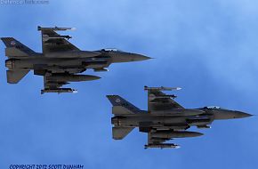 USAF F-16 Falcon Fighters