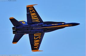 US Navy Blue Angels F/A-18D Hornet Fighter
