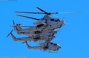 USMC AH-1W Super Cobra & AH-1Z Viper Helicopter Gunships
