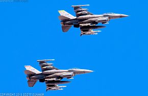 USAF F-16 Wild Weasel Electronic Attack Aircraft