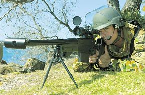 The Australian Army's SR-00 Accuracy International 12.7mm AMR rifle...