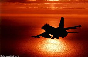 F-16 Sunset
