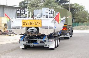 A new 4RAR Commando highspeed watercraft and trailer
