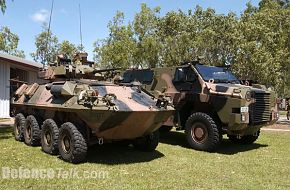 2nd Pic of Australian Army ASLAV and Bushmaster vehicles deploying to Iraq