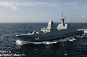 Singapore's RSS Formidable at Sea
