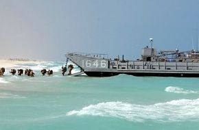 Bright Star Exercise 2005 - A Landing Craft utility (LCU)