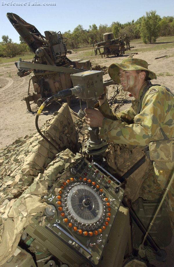 An Australian Rapier Mk2 SAM system