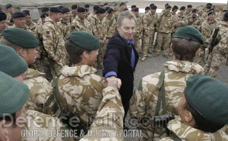 British soldiers meet Blair - News Pictures