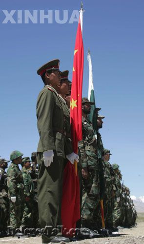 China-Pakistan joint military exercise "Friendship 2004"