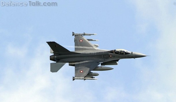Danish F-16 fighter jets